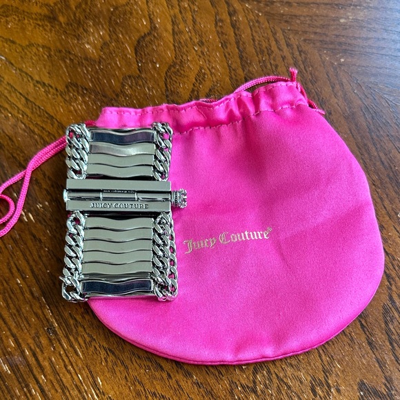 Juicy Couture Jewelry - Juicy Couture Rare Wide Silver Tone Cuff Bracelet